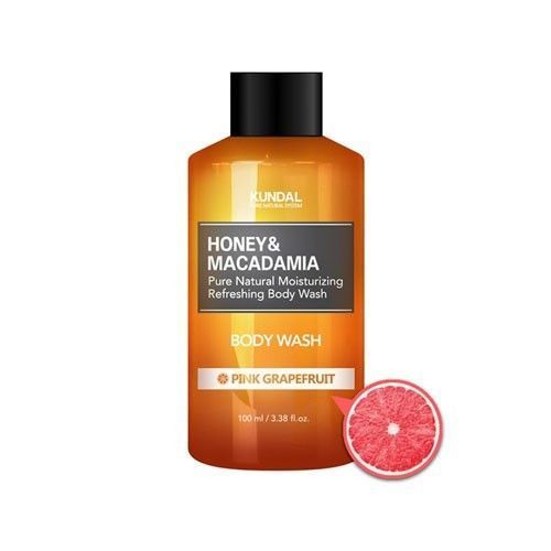 Гель для душу Kundal Honey & Macadamia Body Wash Pink Grapefruit Рожевий грейпфрут 100 мл