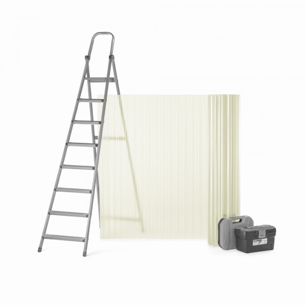 Шифер ELYPLAST 10x2м x 0,6мм волна прозрачный