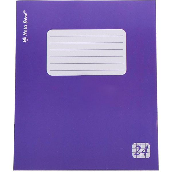 Тетрадь школьная эконом 24 листа в клетку Nota Bene