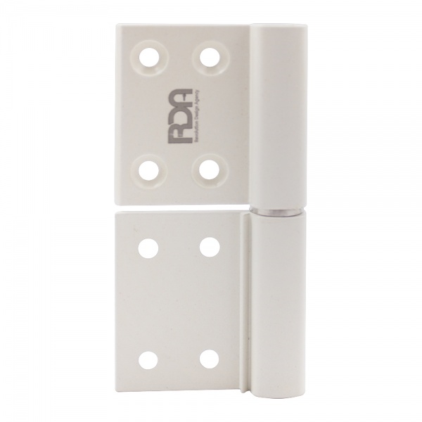 Петля RDA 61890 AL врізна 100x32x2,5 мм білий матовий універсальна 2 шт.