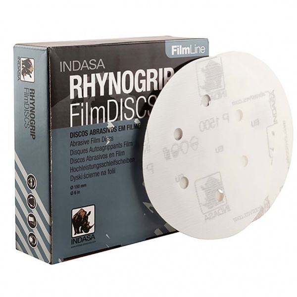 Круг шліфувальний INDASA самозачіпний на 6 отворів 150 мм 35780