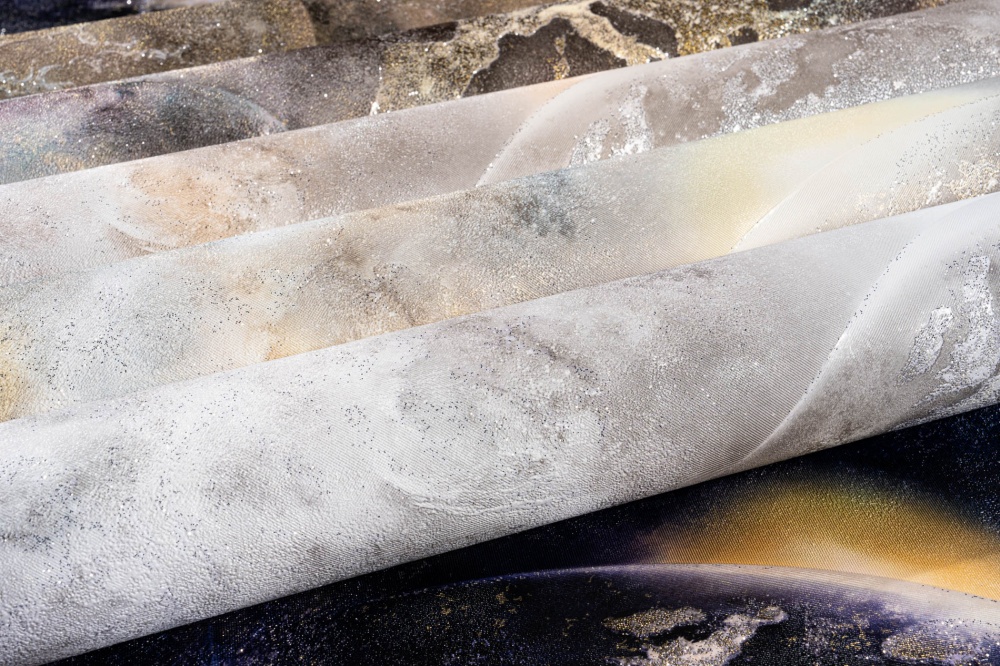 Шпалери вінілові на флізеліновій основі Слов'янські шпалери Elegance collection Селена 2384-04 1,06x10,05 м