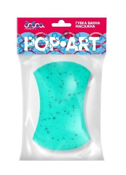Мочалка Добра господарочка Рор-art масажна зелена 
