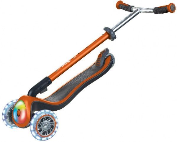 Самокат Globber Elite Prime с подсветкой оранжевый 444-804 