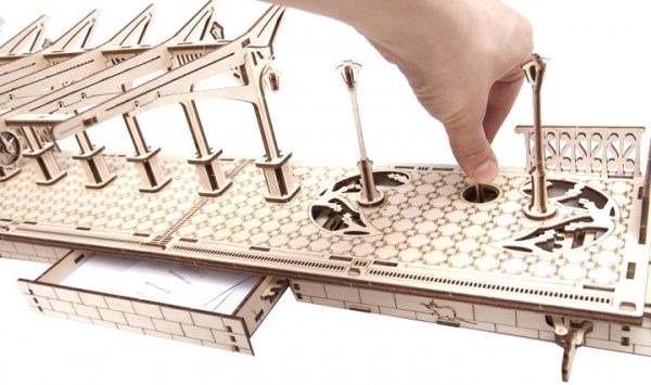 3D-конструктор Ukrainian Gears Перон до локомотиву