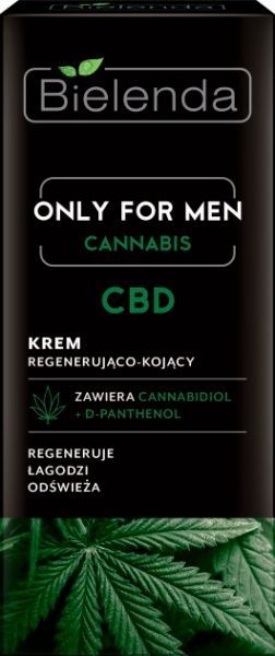 Крем для лица день-ночь Bielenda регенерирующий и успокаивающий Cannabis 50 мл