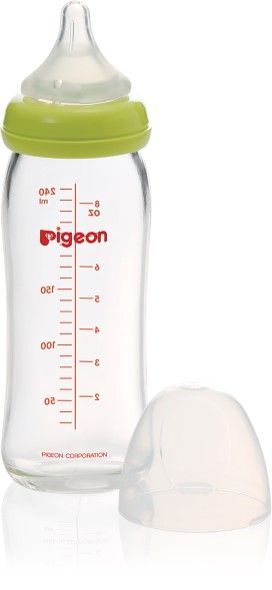 Пляшечка Pigeon Перистальтик Плюс преміальне скло 240 мл