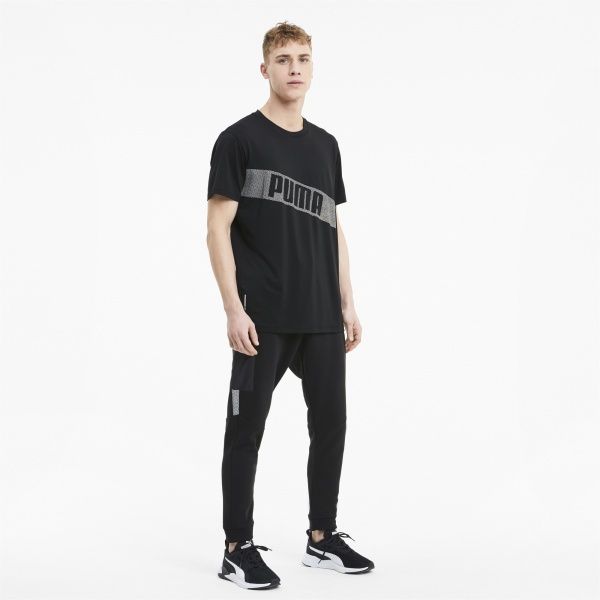 Футболка Puma Train Graphic SS Tee 51942201 2XL чорнийбілий