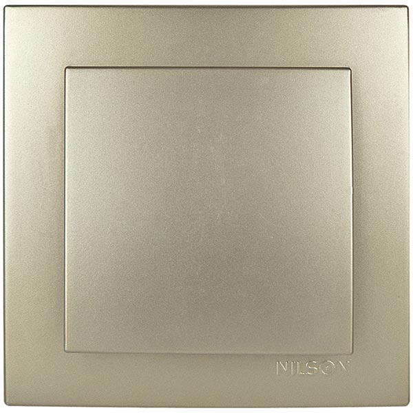 Выключатель одинарный Nilson Touran 24151001 золото