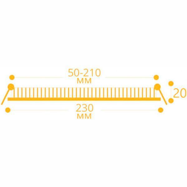 Светильник административный LED LightMaster AL622 квадрат 20 Вт IP20 белый 