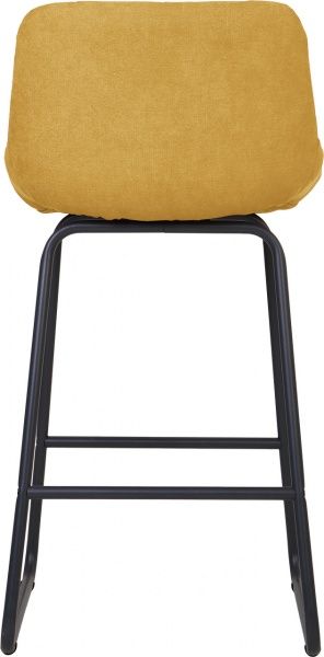 Стілець барний Nowy Styl NICOLE HOKER CFS LB BLACK (BOX-2) (CH) SORO-40 жовтий
