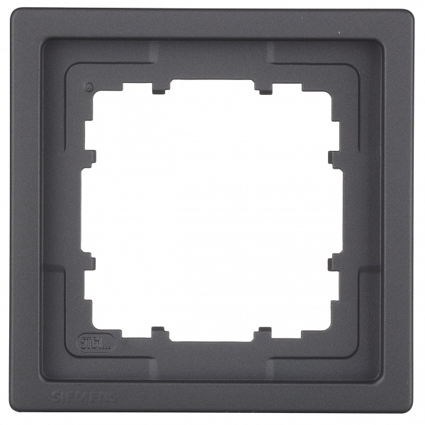 Рамка одноместная Siemens Style антрацит коссо 5TG13210AC