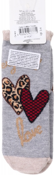 Шкарпетки для дівчаток KATAMINO K20217 р.3-4 сірий 