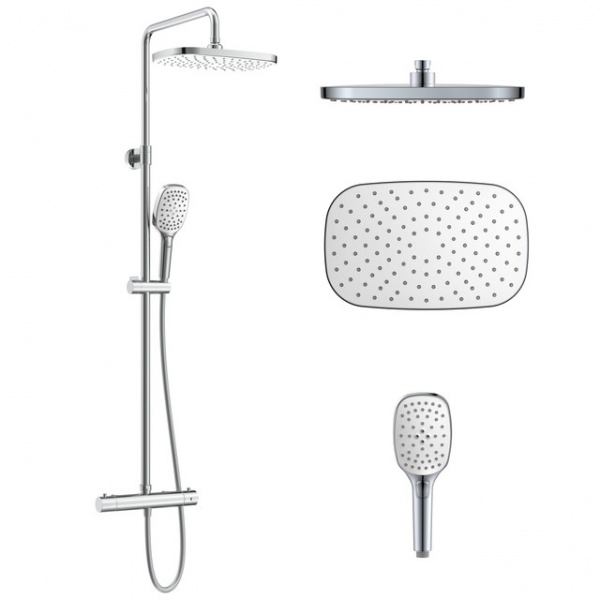 Душевая система Imprese Centrum T-15300SQ с термостатом для душа