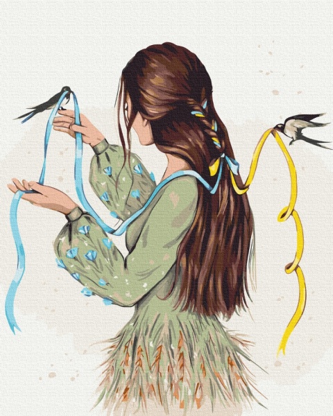 Картина за номерами Політ свободи ©Alla Berezovska PBS53100 40x50 см Brushme 