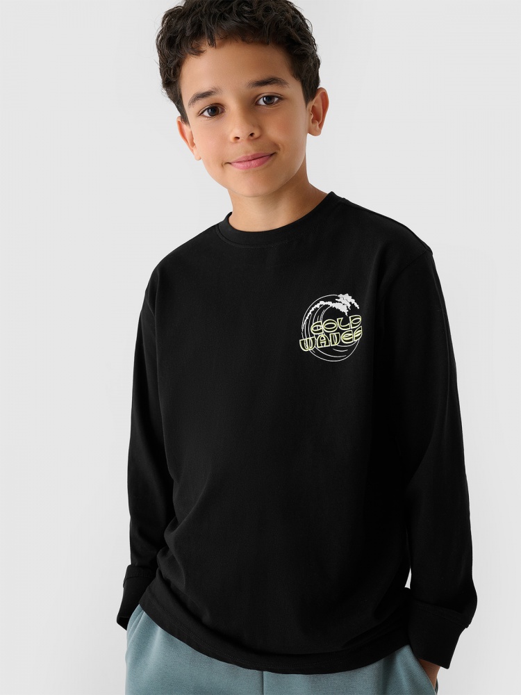 Лонгслив 4F LONGSLEEVE M435 4FJWSS25TLONM435-20S р.122 черный