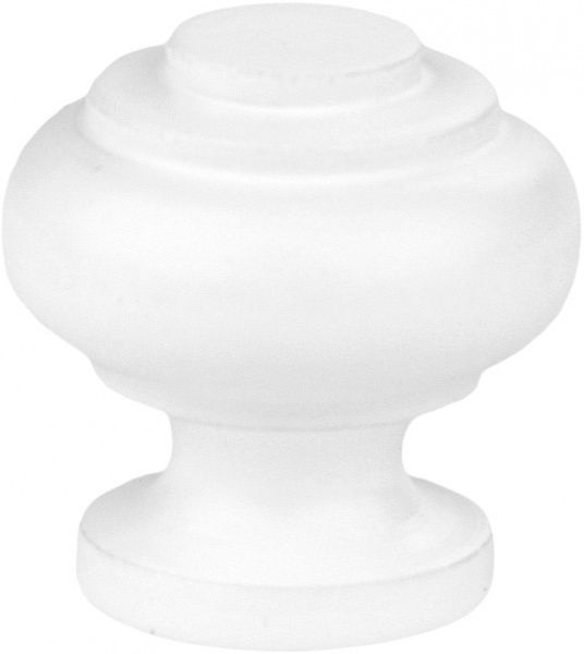 Меблева ручка дерев'яна №1 білий