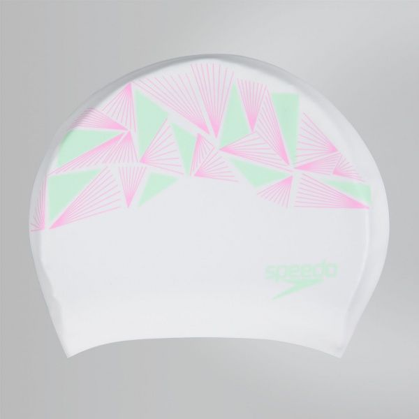 Шапочка для плавания Speedo PRT_HAIR_CAP_AF 8-11306C907 one size белый