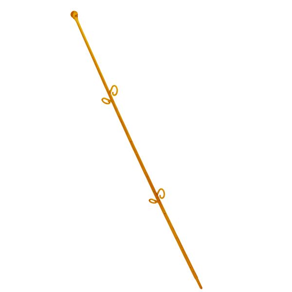 Опора пластикова Алеана Сфера для орхідей бурштиновий прозорий PS 114044