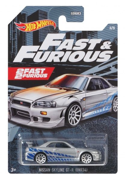 Машинка Hot Wheels форсаж в асортименті 1:64 GYN28