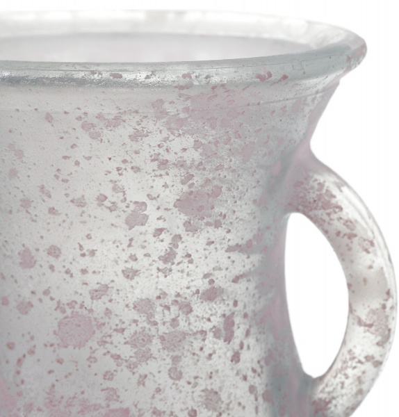 Ваза стеклянная San Miguel CANTARO 2,15 л 24 см розовый античный 