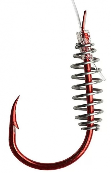 Крючок с поводком DAM SPEZI LEADER PASTE №10 4 шт.