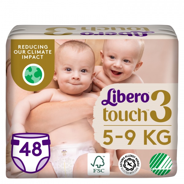 Подгузники Libero Touch 3 5-9 кг 48 шт.