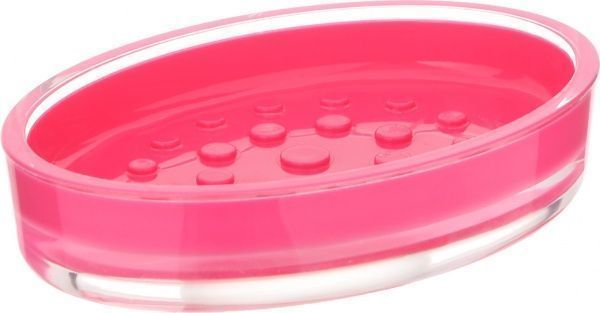 Мыльница Axentia Graz розовая 128708
