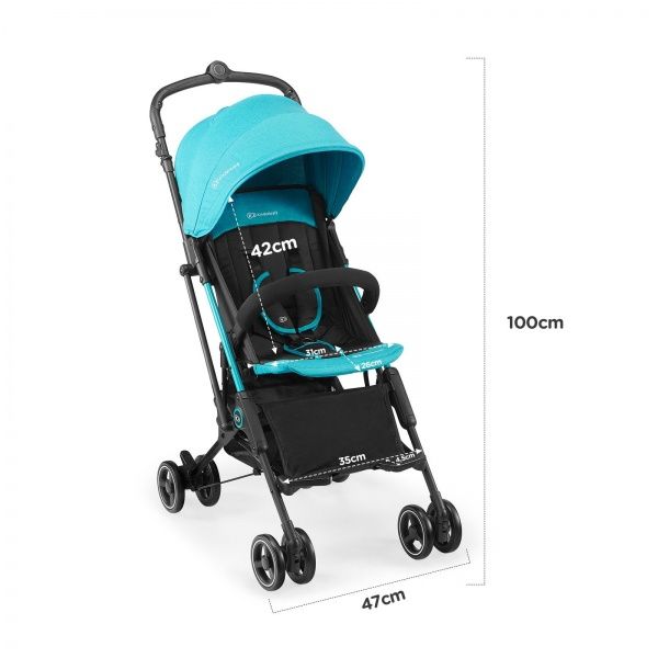 Коляска прогулянкова Kinderkraft Mini Dot бірюзова KKWMINITRQ0000 