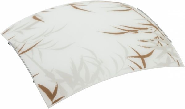 Світильник настінно-стельовий Nowodvorski Bambus 7 1x100 Вт E27 бежевийз малюнком 