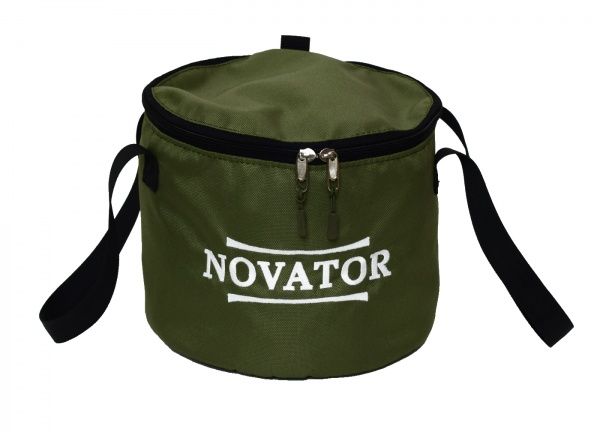 Ведро Novator VD-2 для прикормки 30x23 см с крышкой