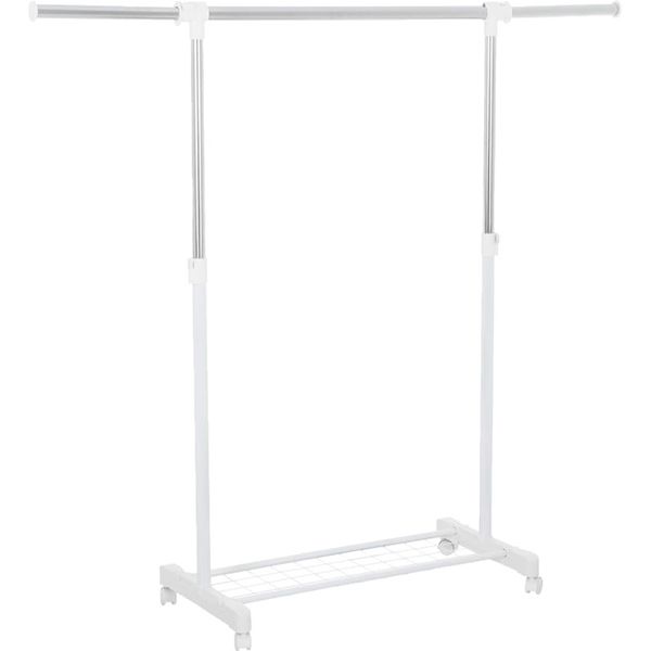Держатель для одежды 83-136х40х90-157 см белый