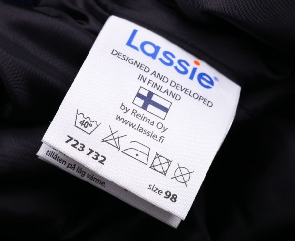 Комплект дитячого одягу для дівчаток Reima 4681 фуксія-темно-синій зріст 98 із принтом 723732.9 