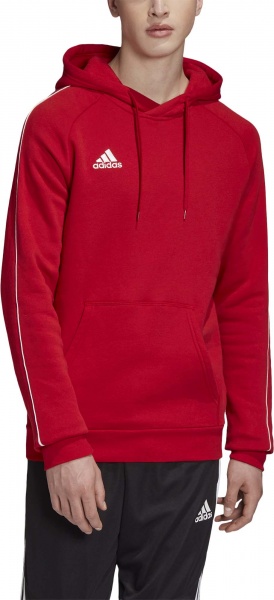 Джемпер Adidas CORE18 HOODY CV3337 р. M червоний