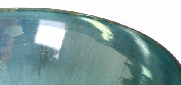 Фруктовница PANACHE Grapevine 23 см темно-зеленый/золото 