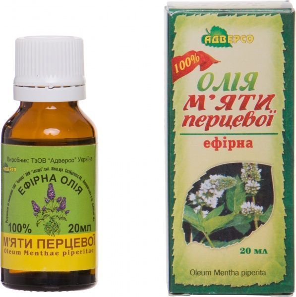 Эфирное масло Адверсо М’яти перцевої 20 мл 