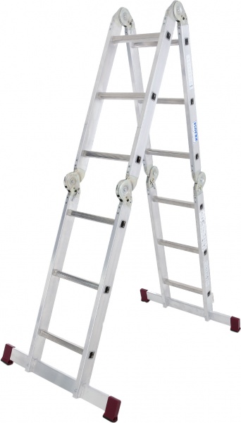 Шарнирная лестница-стремянка Krause Multi Matic Corda 4x3 (085108) + 100 мешков 105x55 см (65 г) 