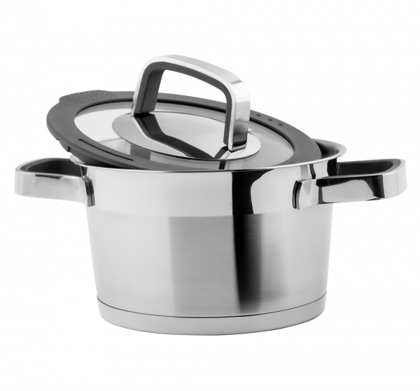 Каструля з кришкою Moderno Graphite Collection 1.5 л 50071 Vinzer