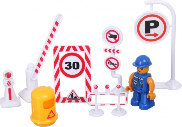 Игрушечный набор Shantou Полицейский вертолет City suits фрикционны OTB0585332