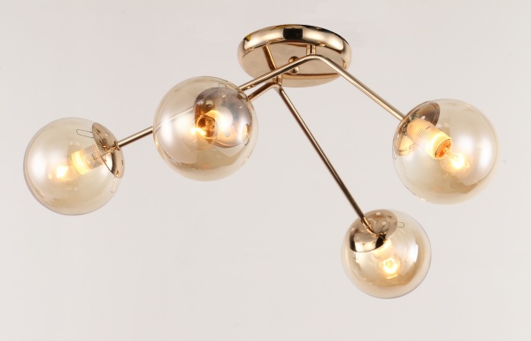 Люстра потолочная Blitz 4x40 Вт E27 золотой 3263-44 