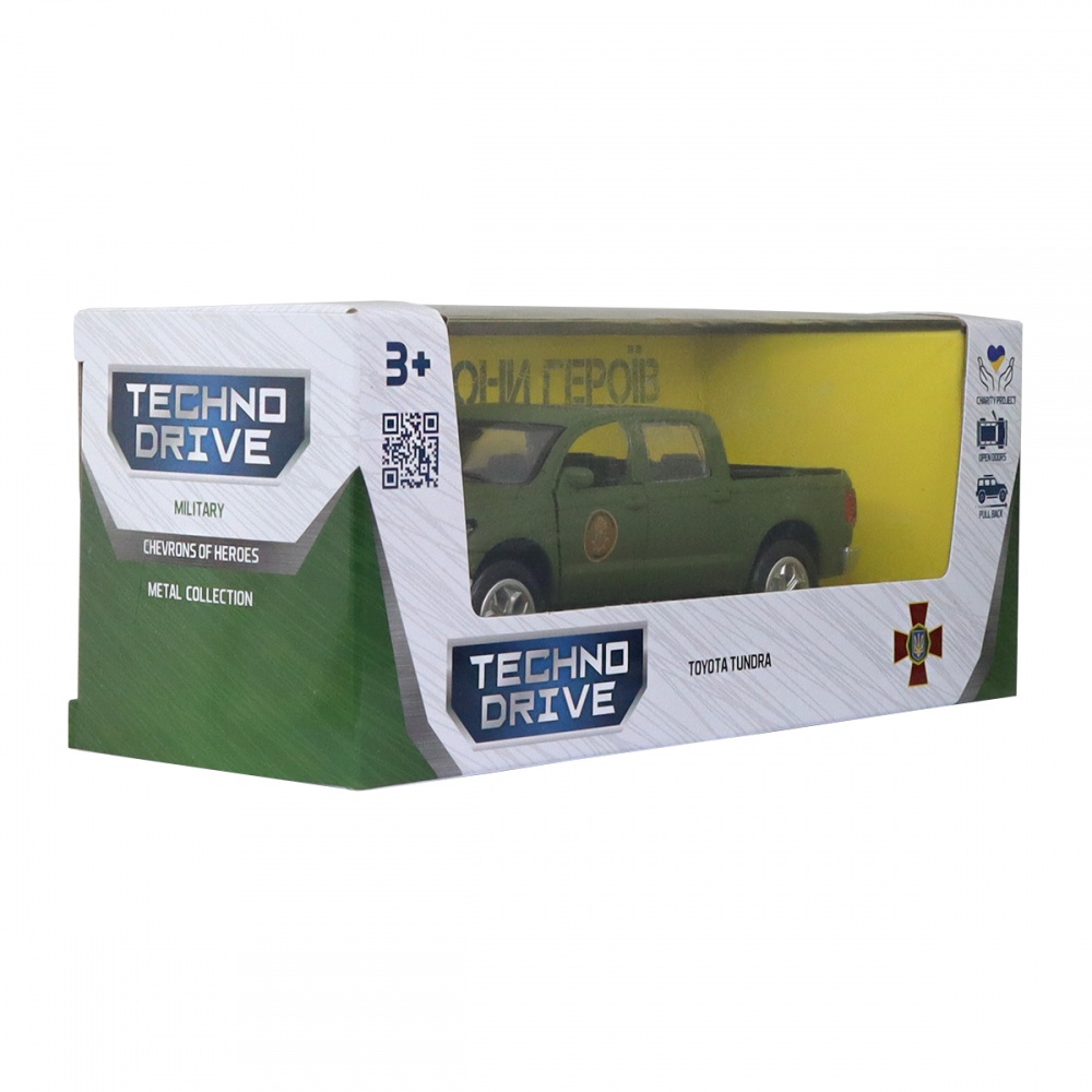 Автомодель TechnoDrive 1:32 серии Шевроны Героев Toyota Tundra НГУ KM60083