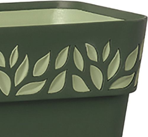 Ящик балконный Stefanplast Opera Cloe прямоугольный 9,5л (94402) темно-зеленый 