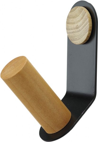 Гачок ALL(I)-1MB чорний/дерево