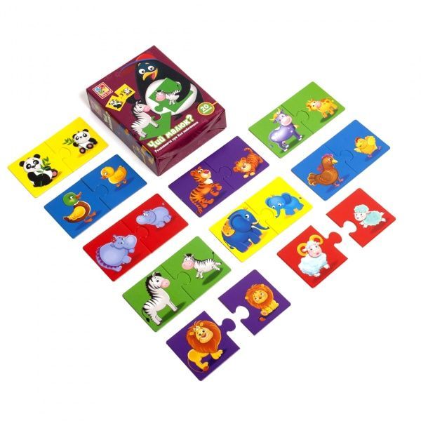 Развивающая игра Vladi Toys Чей малыш? VT1804-26