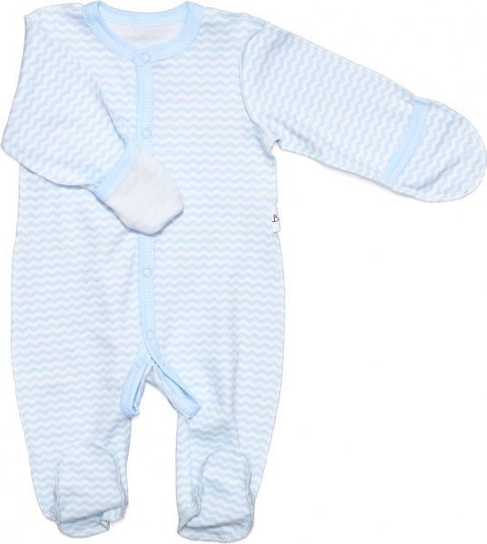 Комбінезон Bambinelli Зигзаг р.62 білий із блакитним 