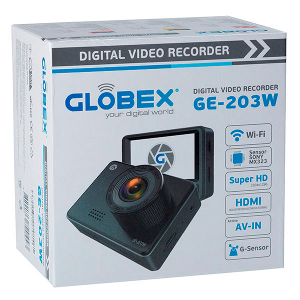 Відеореєстратор Globex GE-203W
