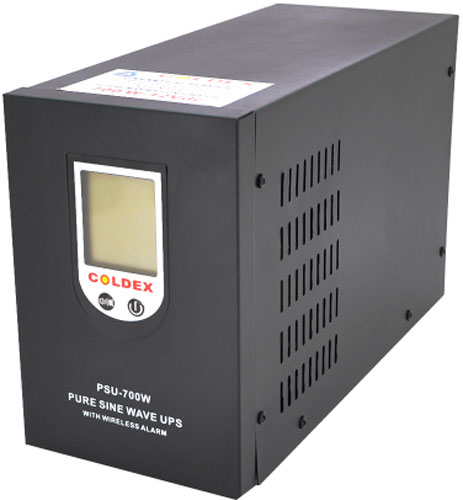 Источник бесперебойного питания (ИБП) Coldex PSW-Coldex-1000VA (PSU-700W), 12V под внешнюю батарею, ток заряда 10A + wireless alarm Q2 28445