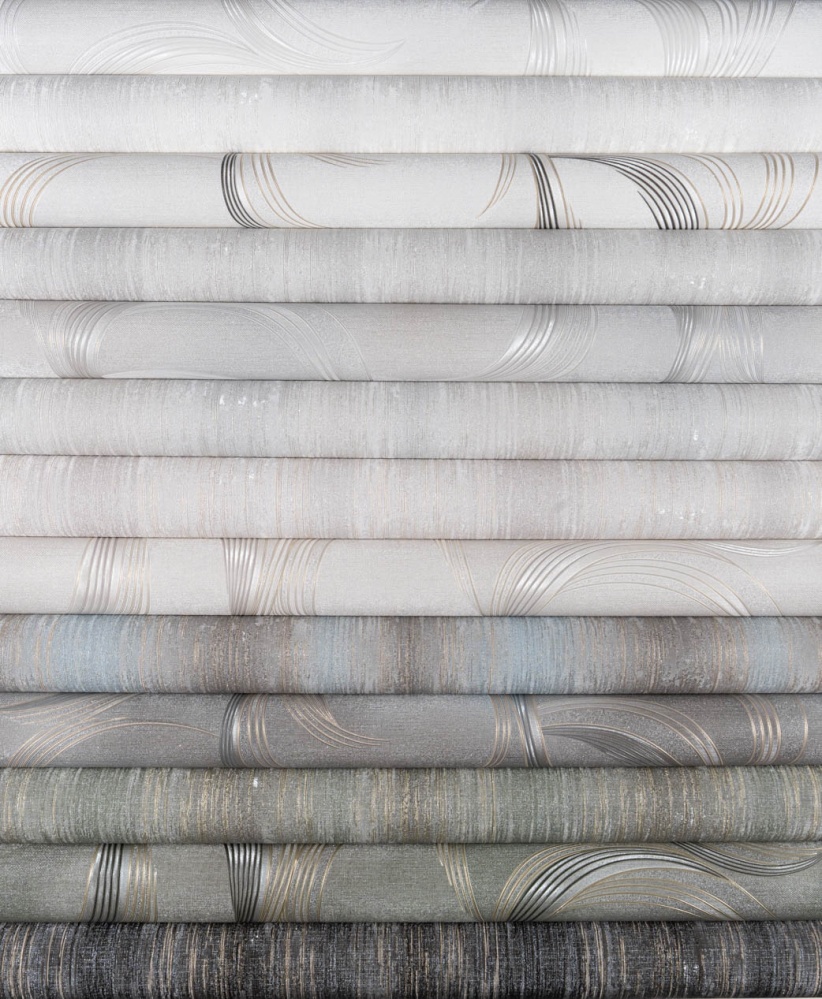 Обои виниловые на флизелиновой основе Славянские обои Le Grand platinum Мадейра-2 8752-02 1,06x10,05 м
