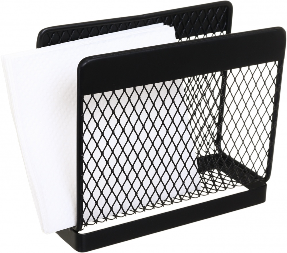 Салфетница Flamberg Premium Fernie 13,7х6х12 см черная