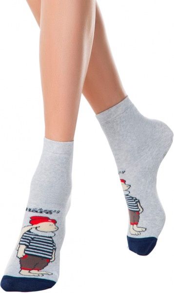 Шкарпетки Conte Happy 17С-44СП 294 р. 23 світло-сірий 